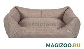 Лежак для собак и кошек Tappi Шабли прямоугольный с подушкой бежевый 45 х 33 х 15 см (1 шт)