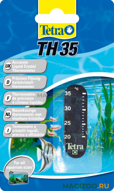 TETRA TETRATEC TH35 – Тетра точный жидкокристаллический термометр для аквариума (1 шт)
