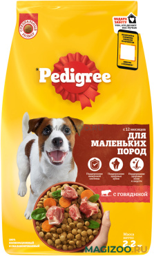 Сухой корм PEDIGREE для взрослых собак маленьких пород с говядиной (2,2 кг)