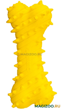 Игрушка для собак Playology Puppy Teething Bone кость для щенков дентальная хрустящая с ароматом курицы желтая (1 шт)