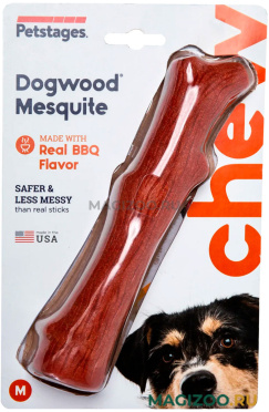 PETSTAGES игрушка для собак MESQUITE DOGWOOD с ароматом барбекю средняя 18 см (1 шт)