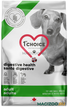 Сухой корм 1ST CHOICE CARE DOG ADULT TOY & SMALL BREEDS DIGESTIVE HEALTH беззерновой для взрослых собак маленьких пород с чувствительным пищеварением с курицей (2 кг)
