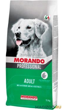 Сухой корм MORANDO PROFESSIONAL CANE для взрослых собак всех пород с овощами (15 кг)