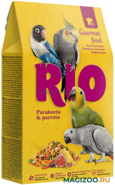 RIO GOURMET корм для крупных и средних попугаев (250 гр)