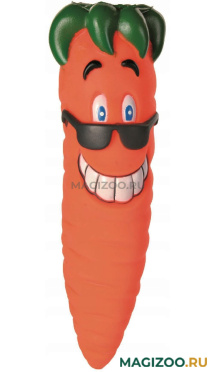 Игрушка для собак Trixie Морковь с пищалкой 20 см (1 шт)
