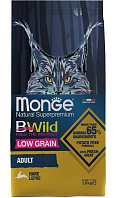 MONGE BWILD LOW GRAIN CAT HARE низкозерновой для взрослых кошек с мясом зайца (1,5 кг)