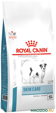 Сухой корм ROYAL CANIN SKIN CARE SMALL DOG S для взрослых собак маленьких пород при дерматозах (4 кг)