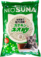 Neo Loo Life Neo Suna наполнитель комкующийся для туалета кошек с экстрактом зеленого чая (6 л)