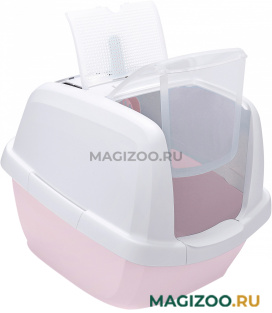 Туалет для кошек закрытый Imac Maddy белый/розовый 65 х 47,5 х 47,5 см (1 шт)