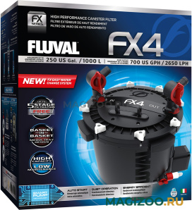 Внешний фильтр Fluval FX4 1700 л/ч для аквариумов объемом до 1000 л (1 шт)