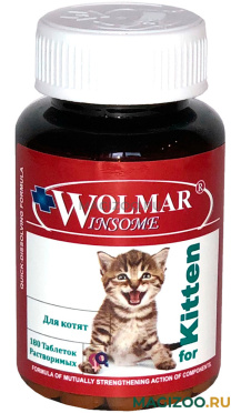 WOLMAR WINSOME FOR KITTEN полифункциональный мультикомплекс для котят 180 таблеток (1 уп)