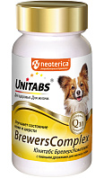 UNITABS BREWERSCOMPLEX – Юнитабс витаминно-минеральный комплекс для собак мелких пород с Q10 и пивными дрожжами (100 т)