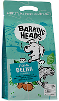 BARKING HEADS Рыбка-вкусняшка для взрослых собак всех пород с лососем, форелью и бататом (2 кг)
