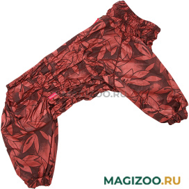 FOR MY DOGS дождевик для собак коричневый для девочек 706SS-2022 F (A3) 