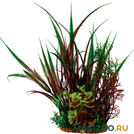 Композиция из пластиковых растений для аквариума Prime PR-60206 20 см (1 шт)