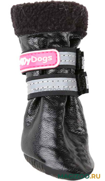 FOR MY DOGS сапоги для собак зимние черные FMD631-2018 BL (4) 