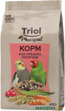 TRIOL ORIGINAL корм для средних попугаев (450 гр)
