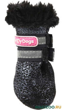 FOR MY DOGS сапоги для собак зимние черные FMD648-2019 Bl (0)