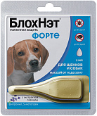 БЛОХНЭТ ФОРТЕ капли для щенков и собак весом от 10 до 20 кг против блох и клещей 2 мл Астрафарм (1 пипетка) 