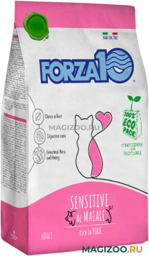 Сухой корм FORZA10 CAT MAINTENANCE ADULT SENSITIVE для взрослых кошек с чувствительным пищеварением со свининой (1 кг)