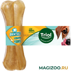 Лакомство TRIOL DENTAL для собак косточка жевательная 7,5 см (1 шт)
