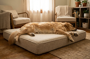 Как выбрать лежанку для собаки?