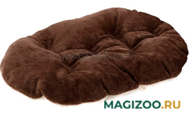 Подушка мягкая Ferplast Relax Soft 78/8 искусственный мех коричневая 78 х 50 см (1 шт)