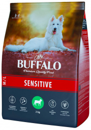 MR.BUFFALO M/L SENSITIVE для взрослых собак средних и крупных пород с чувствительным пищеварением с ягненком (2 кг)