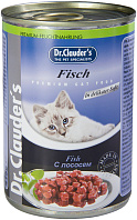 DR.CLAUDER’S для взрослых кошек с лососем в соусе  (415 гр)