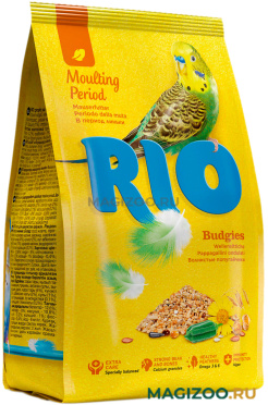 RIO BUDGIES корм для волнистых попугаев в период линьки (500 гр)