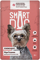 SMART DOG для собак и щенков с кусочками телятины в желе пауч (85 гр)
