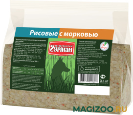 ЧЕТВЕРОНОГИЙ ГУРМАН каша для взрослых собак Рисовые хлопья с морковью (0,4 кг)
