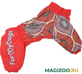 FOR MY DOGS комбинезон для собак оранжевый для девочек FW889-2020 F (D2)