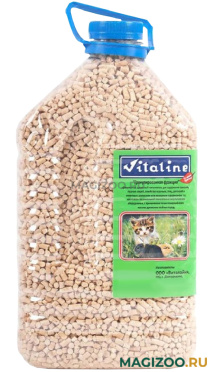 VITALINE наполнитель древесный для грызунов, кроликов и кошачьих туалетов (3 кг)