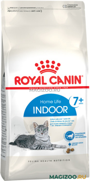Сухой корм ROYAL CANIN INDOOR 7+ для пожилых кошек старше 7 лет живущих дома (0,4 кг)