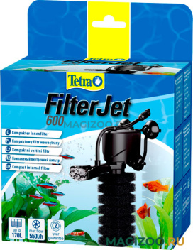 Фильтр внутренний TETRA FILTERJET 600 компактный для аквариума 120 – 170 л, 550 л/ч, 6 Вт (1 шт УЦ)
