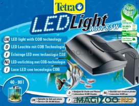 Светильник светодиодный Tetra LED Light Wave 8,5 Вт для аквариумов до 80 л (1 шт)