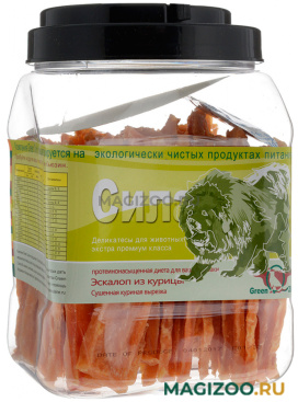 Лакомство Green Qzin Сила для собак всех пород куриная вырезка сушеная 750 гр (1 шт)