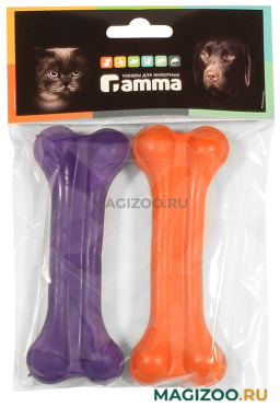 ГАММА игрушка для собак «Кость литая» № 2, 9,5 см уп. 2 шт (1 шт)