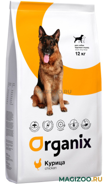 Сухой корм ORGANIX ADULT DOG LARGE BREED CHICKEN для взрослых собак крупных пород с курицей (12 кг)