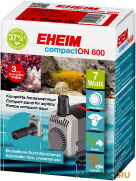 Помпа погружная Eheim compactON 600 для аквариума 250 – 600 л/ч, 7 Вт, до 1 м (1 шт)