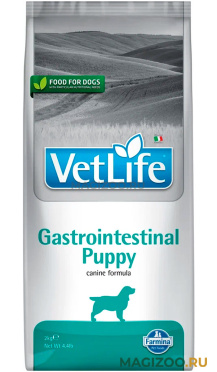 Сухой корм FARMINA VET LIFE CANIN GASTROINTESTINAL PUPPY для щенков при заболеваниях желудочно-кишечного тракта (2 кг)
