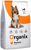 ORGANIX ADULT DOG TURKEY для взрослых собак всех пород при аллергии с индейкой (2,5 кг)