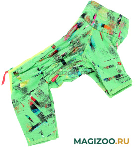 FOR MY DOGS комбинезон для собак зеленый для мальчиков FW1105-2021 M (20) 