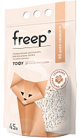 FREEP ТОФУ наполнитель комкующийся для туалета кошек с ароматом детской присыпки (4,5 л)