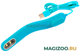 Светильник светодиодный AquaLighter Pico Soft Blue с USB для пресноводного аквариума объемом до 10 л голубой (1 шт)