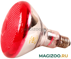 Лампа инфракрасная JK Lighting E27 R38 прессованное стекло красная 175 Вт (1 шт)