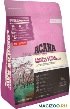 Сухой корм ACANA SINGLES GRASS-FED LAMB монобелковый для собак и щенков всех пород с ягненком (0,34 кг)