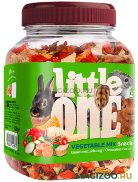 Little One Vegetable Mix Snack лакомство для грызунов Овощная смесь 140 гр (1 шт)