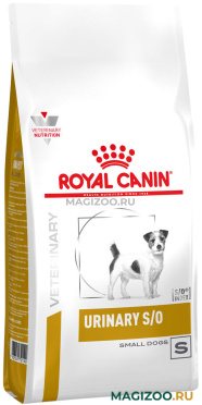 Сухой корм ROYAL CANIN URINARY S/O SMALL DOG S для взрослых собак маленьких пород при мочекаменной болезни струвиты, оксалаты (1,5 кг)